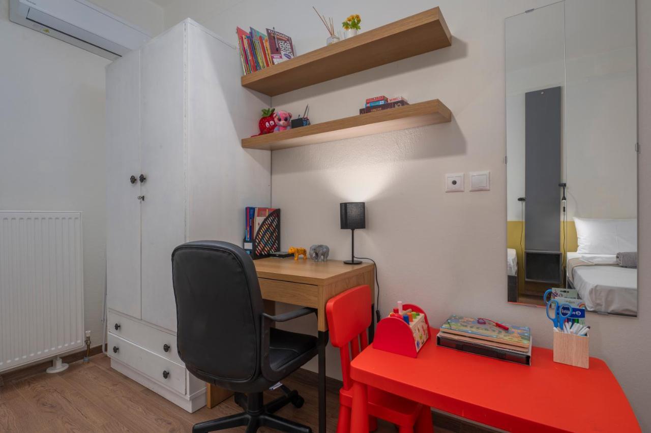 Estia Thessaloniki Apartment, Cozy, Spacious, Sunny, 2 Rooms-5 Beds Exterior photo
