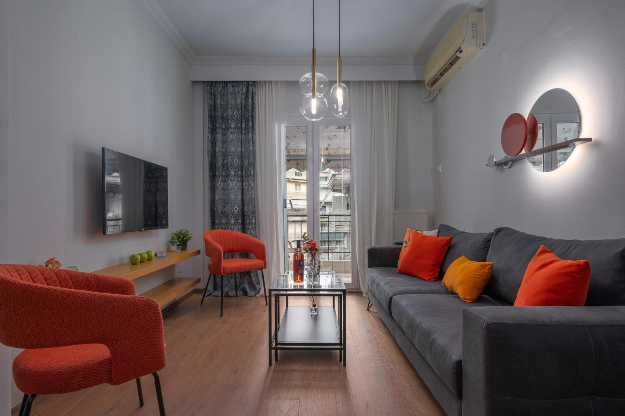 Estia Thessaloniki Apartment, Cozy, Spacious, Sunny, 2 Rooms-5 Beds Exterior photo